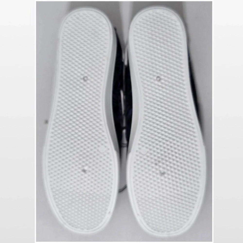 New Falls Creek Shoes Mens Size 13 Boat Black & Blue Leaf Casual Slides NWT